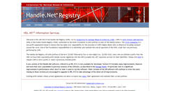Desktop Screenshot of hdl.net