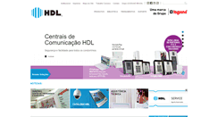 Desktop Screenshot of hdl.com.br